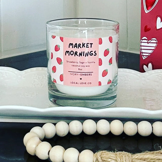 Market Mornings Candle